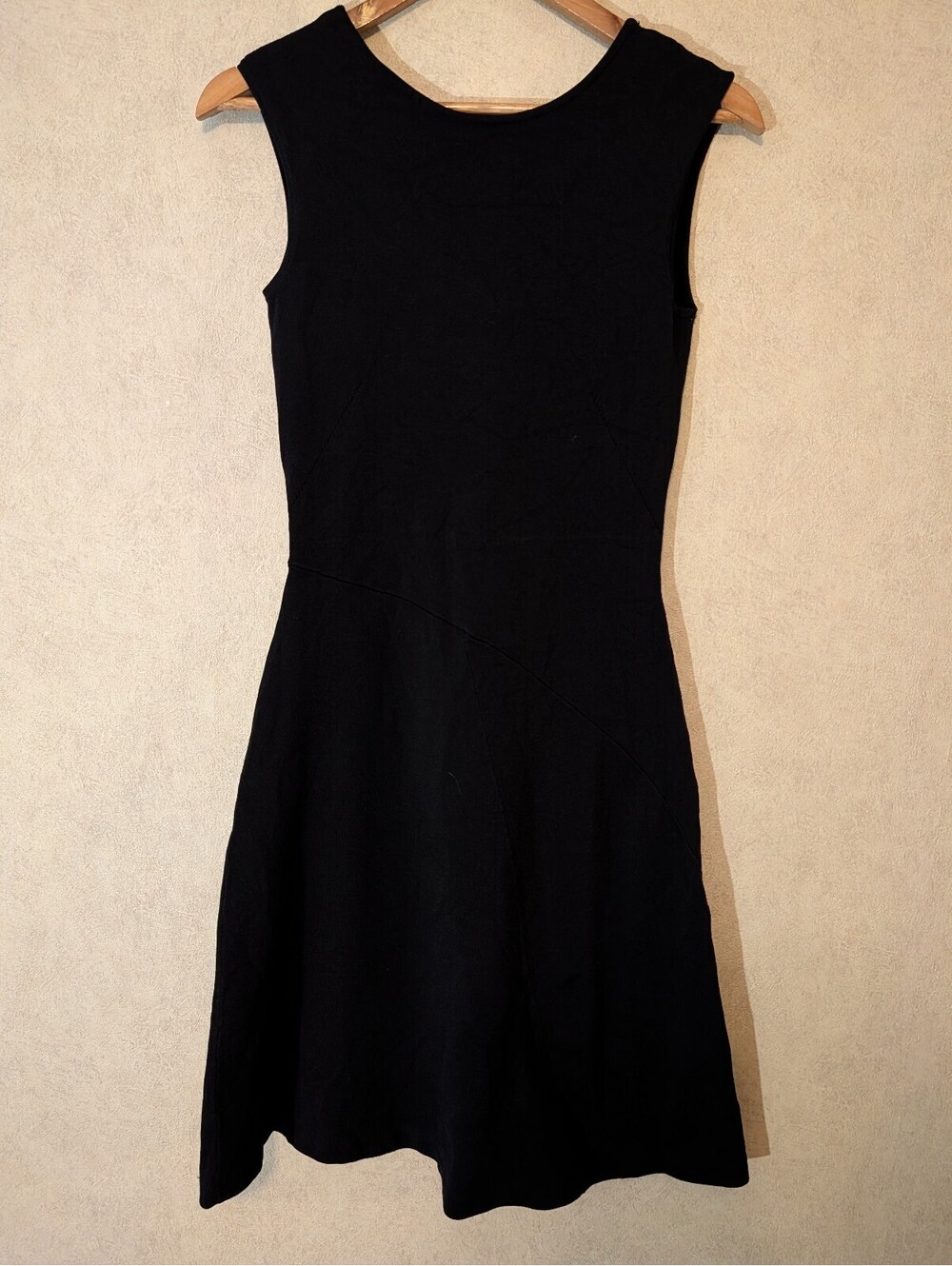 REISS black knit low back mini dress sz 4